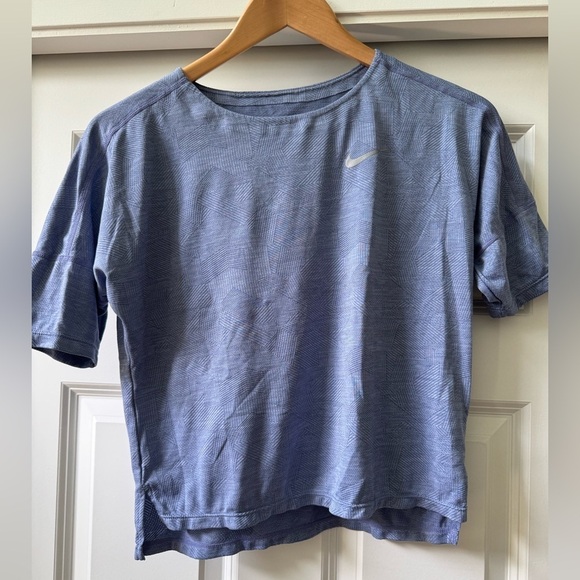 Nike Tops - Nike Dri-FIT Heathered Blue Tee